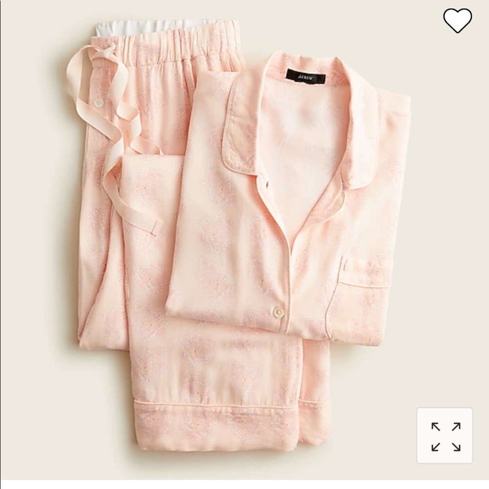 NWT JCrew FLANNEL LONG-SLEEVE PAJAMA SET IN PAISLEY BUNCH